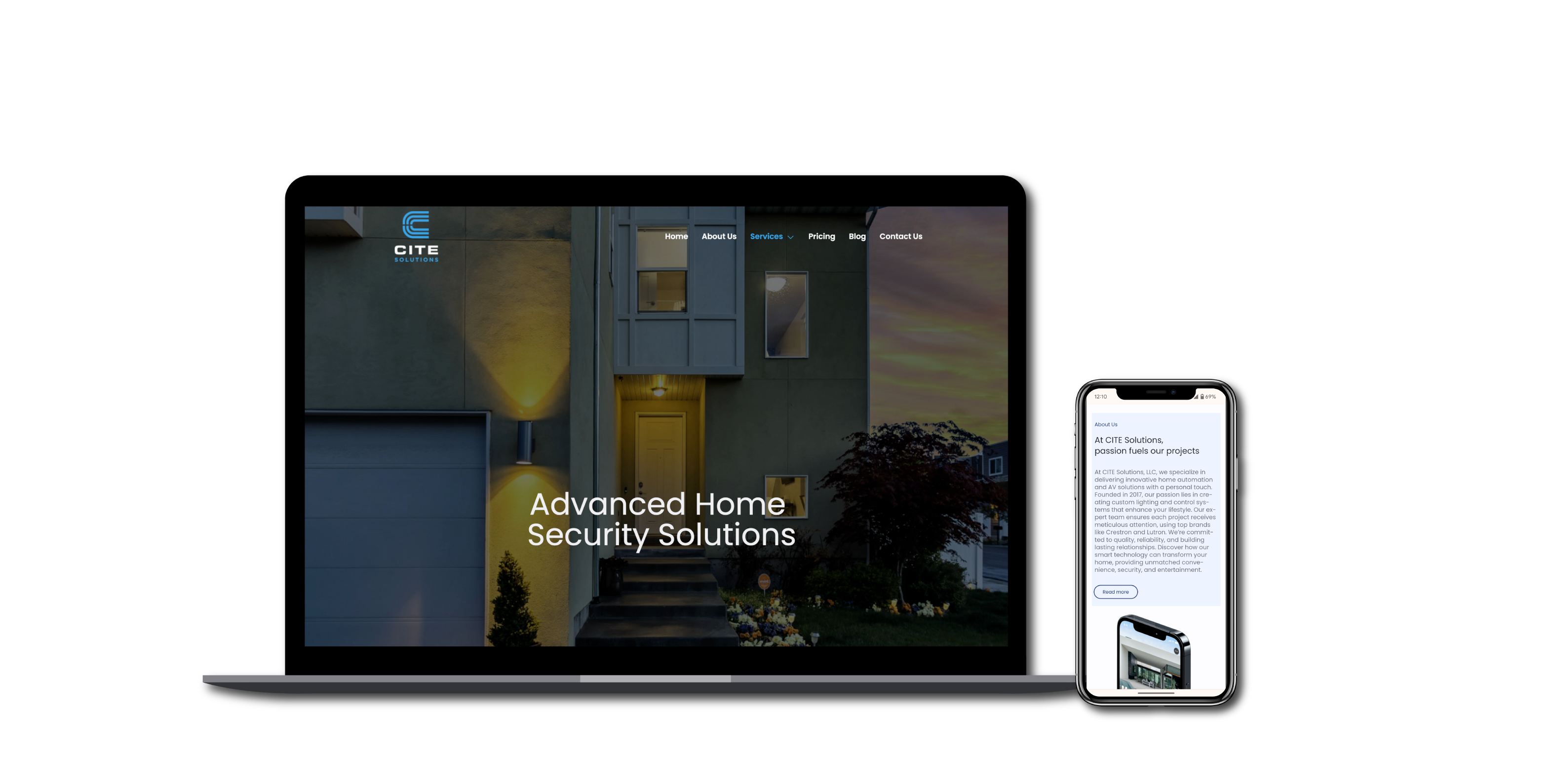 Specifi WebBuilder showcase for AV integrators